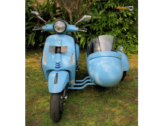 Sidecar Vespa Baby Blue Classic Edition Sidecar Vespa Baby Blue Classic Edition